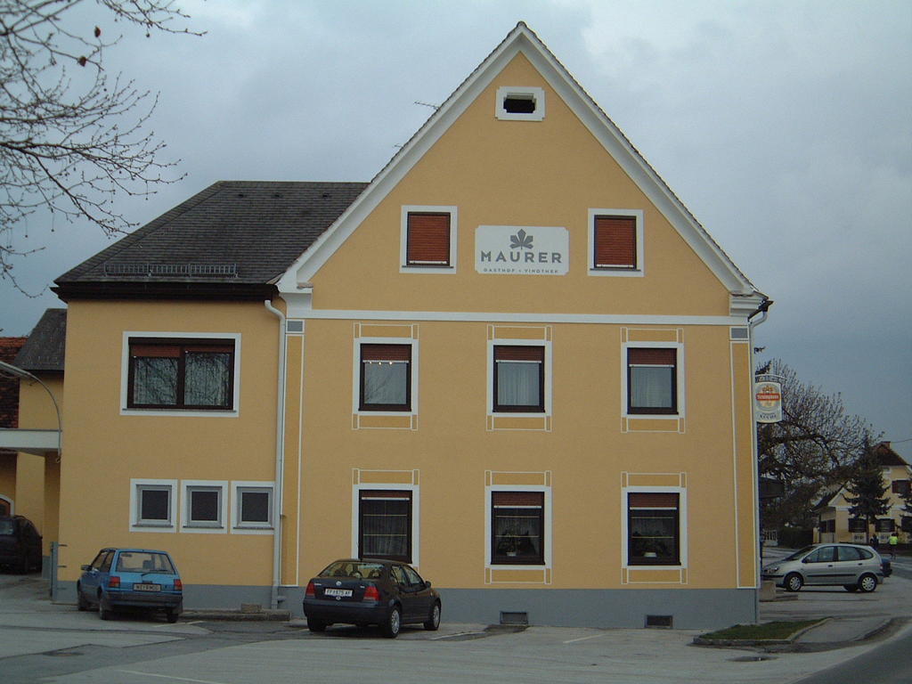Maurer Gasthof-Vinothek Gleisdorf Exterior foto